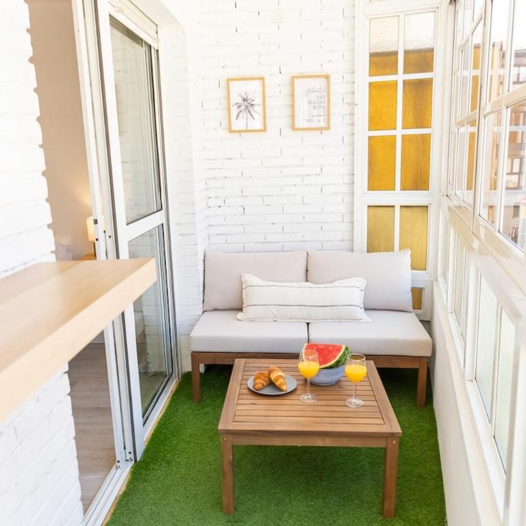 Málaga Centro I Cozy Terrace I 3BR I AC I WiFi - Appartement 3 Chambres - 9