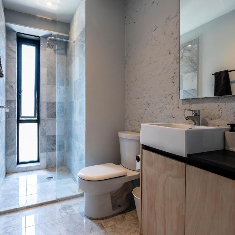 Depa Industrial Patio Interior y Cocina Amplia - Apartment - 19