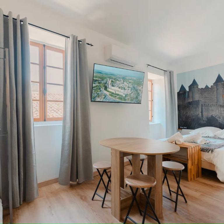 Les chambres de la cité de Carcassonne - Familienzimmer mit eigenem Bad - 8
