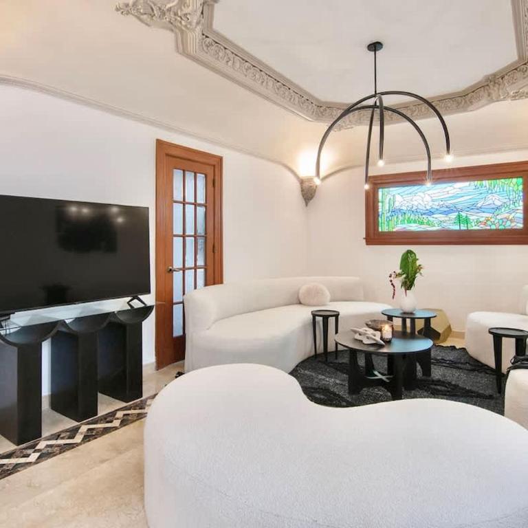 Breathtaking 9 BR Villa HUGE Rooftop w 4 AC Condesa - Villa 1 Chambre - 2
