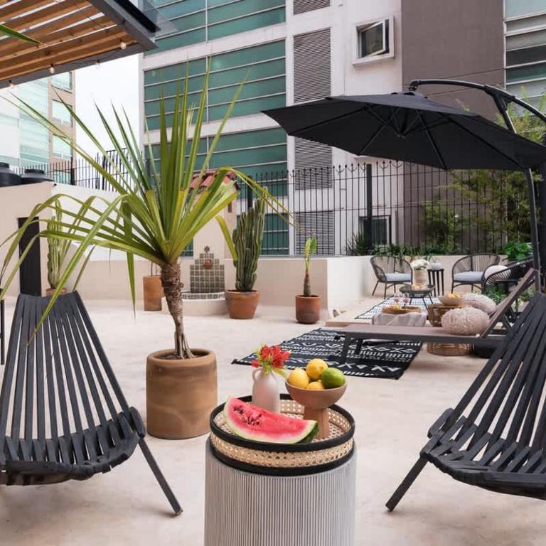 Breathtaking 9 BR Villa HUGE Rooftop w 4 AC Condesa - Villa 1 Chambre - 9