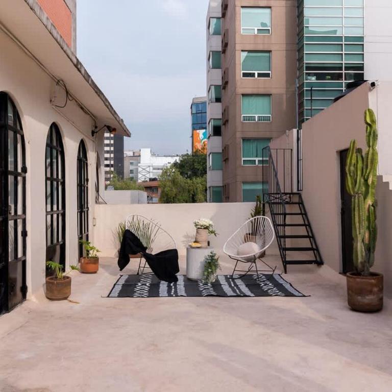Breathtaking 9 BR Villa HUGE Rooftop w 4 AC Condesa - Villa 1 Chambre - 53