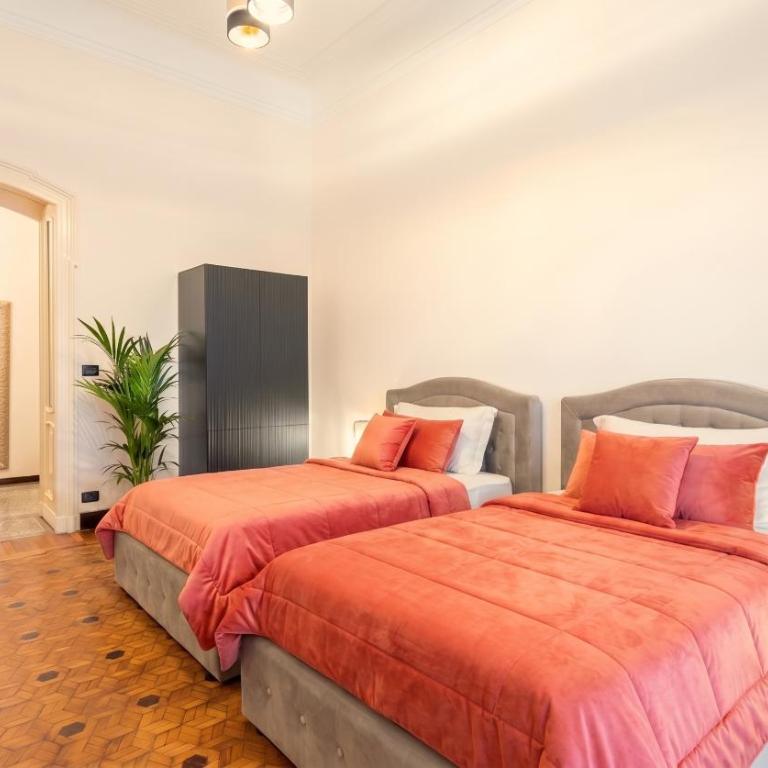 Torino - House of Dragons Historic Palace Apartment, Walk to Centre & Metro 2 min - Appartamento Deluxe con 2 Camere da Letto e Balcone - 14