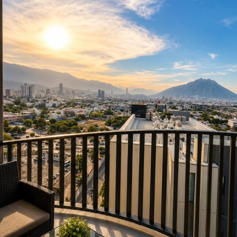 Maravilloso Apt Frente cintermex & parque fundidora 7px vista 360 - Apartamento - 1