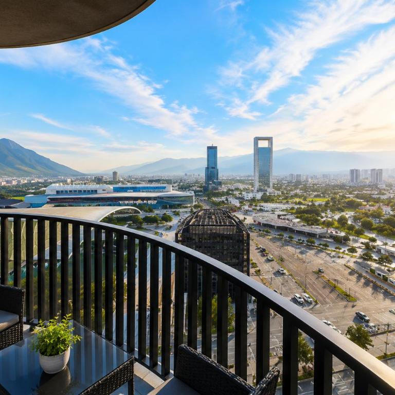 Maravilloso Apt Frente cintermex & parque fundidora 7px vista 360 - Apartamento - 21