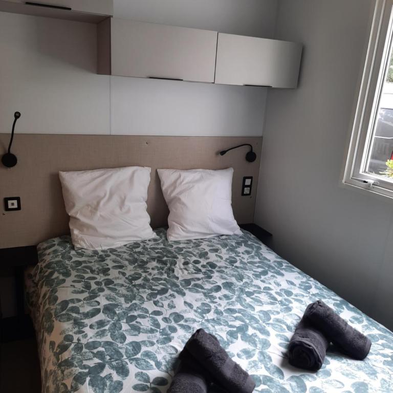 Mobil home grd confort 4 ch 8 pers camping 4 étoiles mer plancha terrasse couverte linge fournis - Casa Mobile - 15