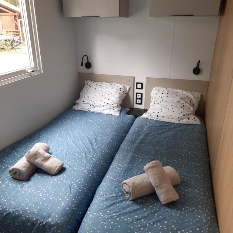 Mobil home grd confort 4 ch 8 pers camping 4 étoiles mer plancha terrasse couverte linge fournis - Casa Mobile - 16