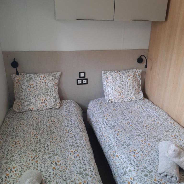Mobil home grd confort 4 ch 8 pers camping 4 étoiles mer plancha terrasse couverte linge fournis - Casa Mobile - 18