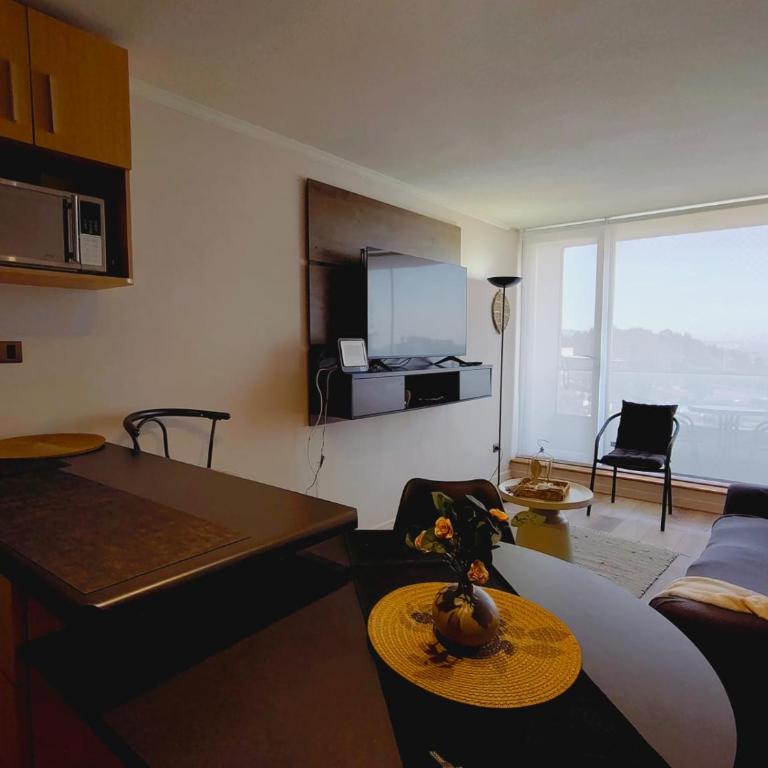 Acogedor y luminoso depto cerca de mall Trébol - Apartamento de 2 dormitorios - 14