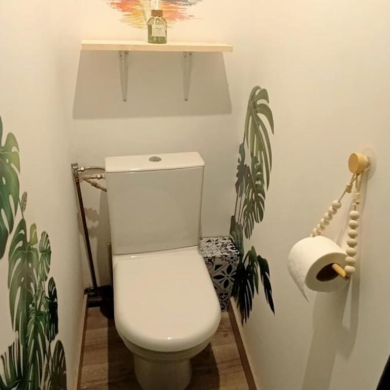 Apt 14 au 3ème étage, un superbe T2 bis d'environ 60m2, climatisé et entièrement équipé avec une terrasse privée, dans un immeuble authentique du 18 ème siècle - Apartment mit 1 Schlafzimmer - 10