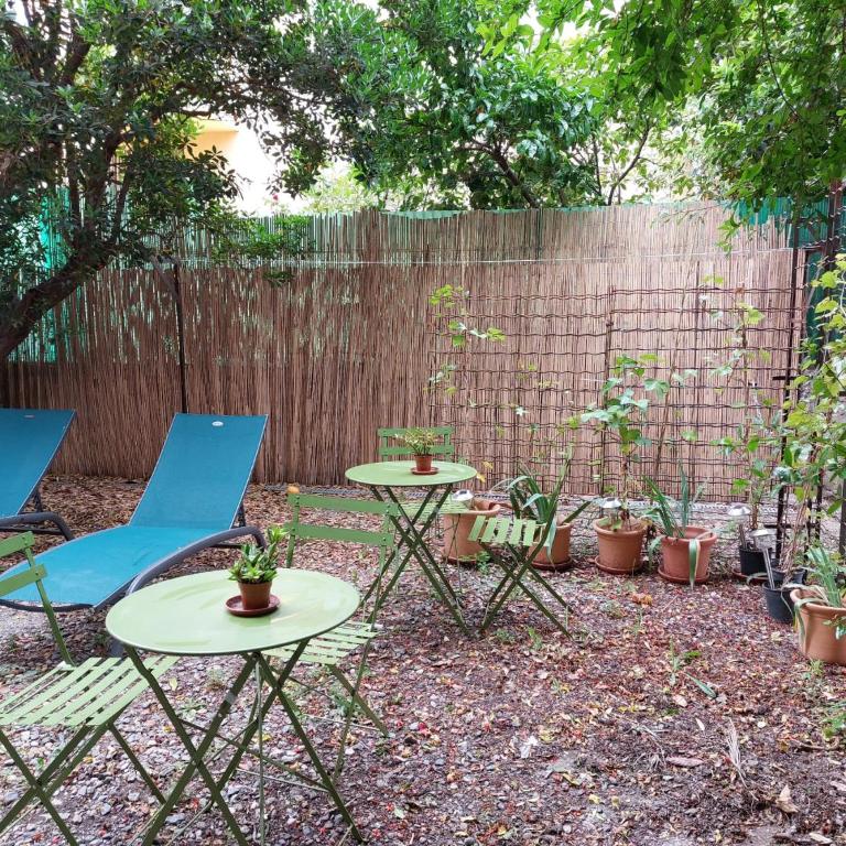 studio entièrement équipé avec balcon et accès jardin - Apartment mit 1 Schlafzimmer - 16
