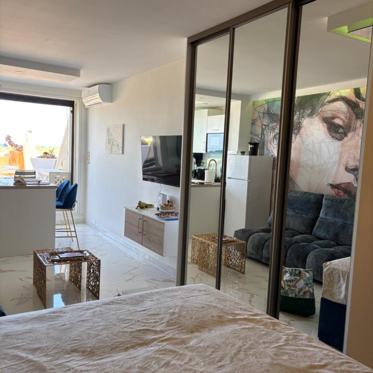 Village naturiste - Heliopolis AB 30m2 - vue mer avec grande terrasse - Parking - Apartment mit 1 Schlafzimmer - 8