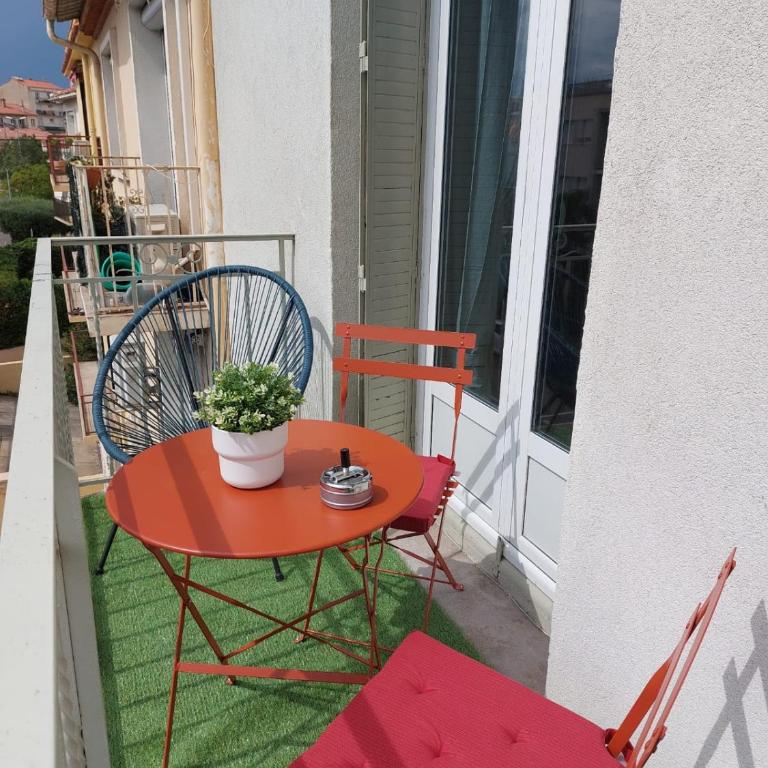 studio entièrement équipé avec balcon et accès jardin - Studio mit Balkon - 6