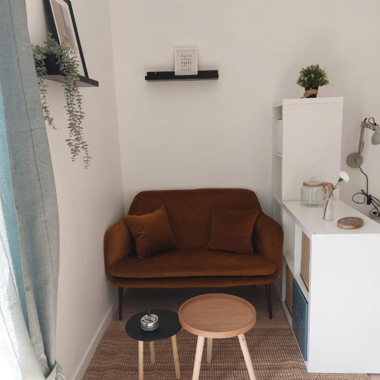 studio entièrement équipé avec balcon et accès jardin - Studio mit Balkon - 7