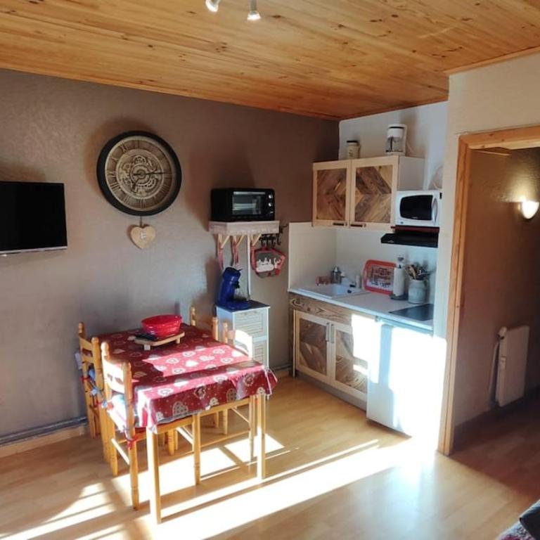 Solarium Mountain Studio 4 People Les Angles - Familienstudio - 2