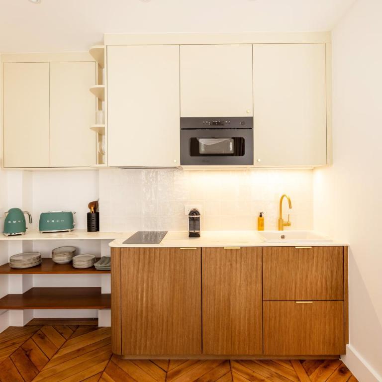 Appartement Design Rénové Parc Monceau Paris 8e - Appartement 1 Chambre - 18