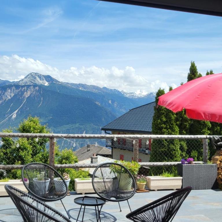 Appartement Randogne avec grande terrasse - Appartamento con 2 Camere da Letto - 1