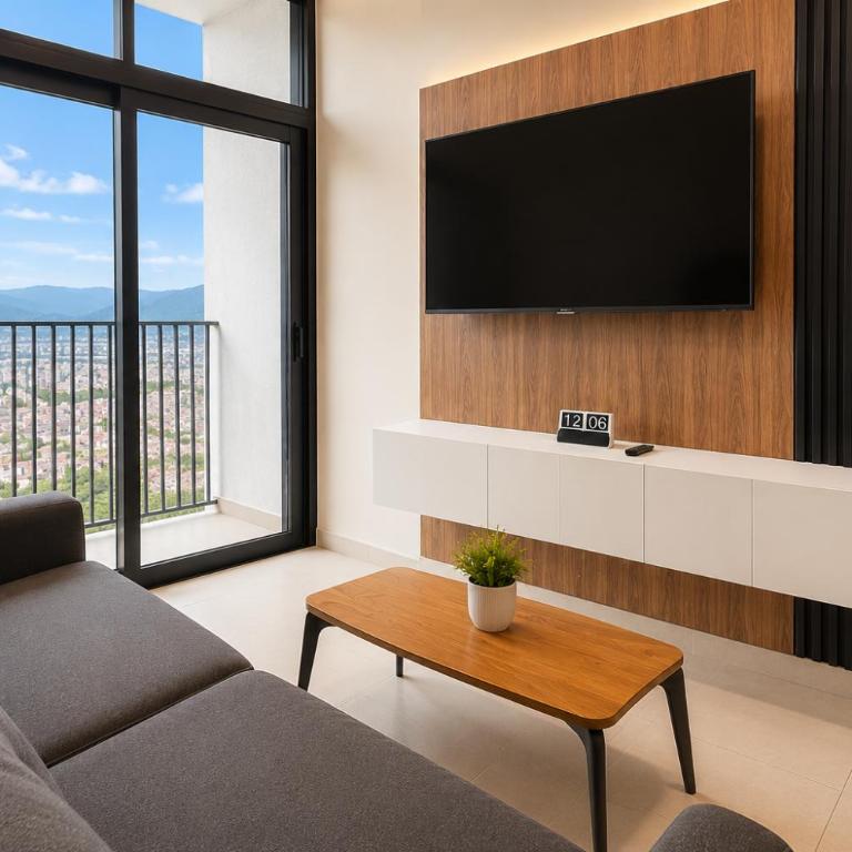Increíble Apt/Ac/Parking/BBQ/6PX - Apartamento - 30