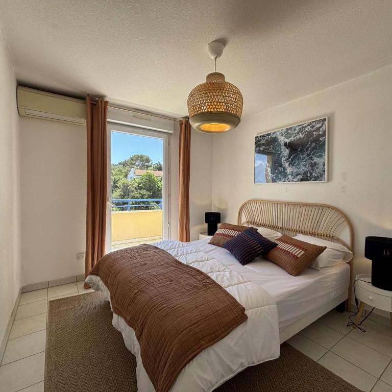 CA150-051 Appartement Rooftop vue mer et terrasse 3 pièces 4 à 6 personnes Cavalaire sur mer - Appartement 2 Chambres avec Terrasse et Vue sur la Mer - 14