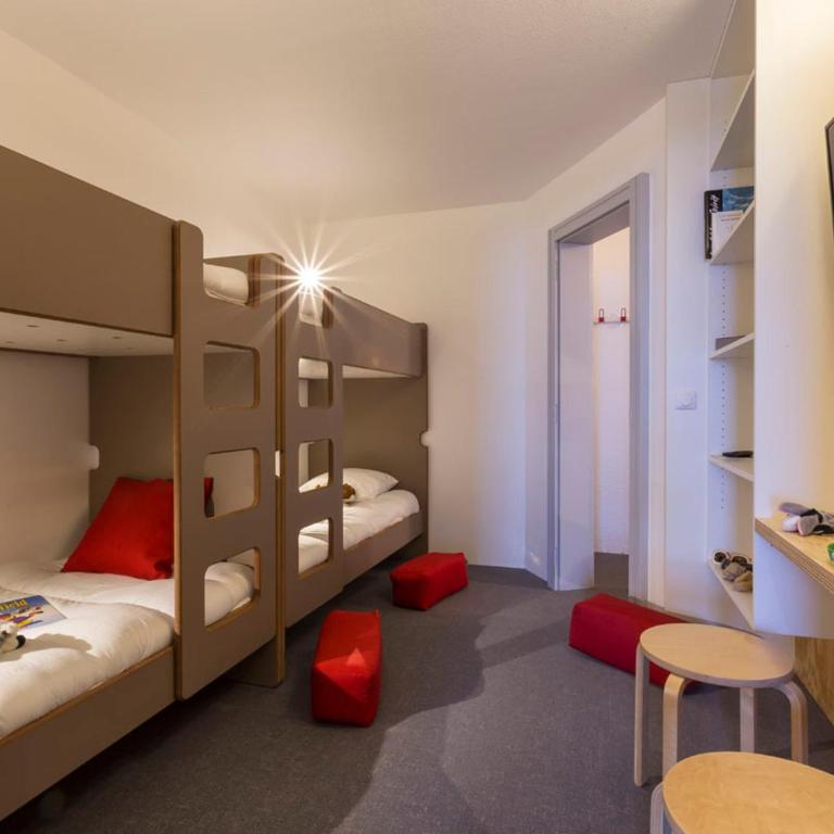 Appartement rénové 3 pièces, ski aux pieds, 8 pers, balcon sud-est aux Arcs 2000 - Appartement 1 Chambre - 3