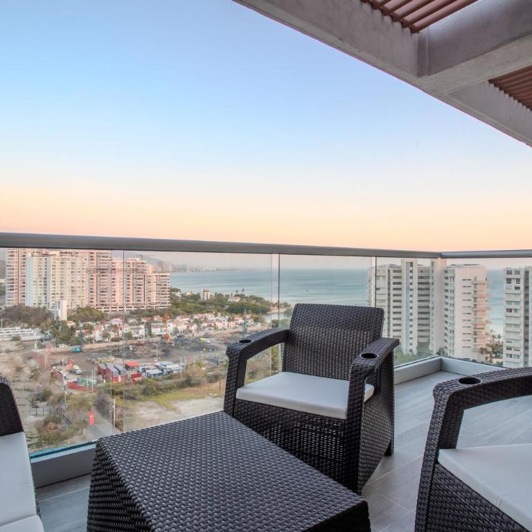 Moderno Apto de Lujo con Balcon Cerca del Mar con 2Hab - Two-Bedroom Apartment - 36