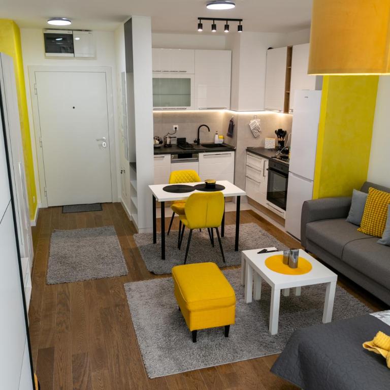 The Golden Sixth, Garden View Niš, Planet Residence Free Parking - Apartman sa 1 Spavaćom Sobom - 5