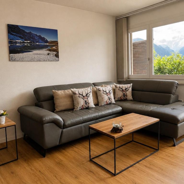 Moderne Wohnung mit sonniger Terrasse, Blick auf die Berge und das Engelbergertal - Apartment mit 1 Schlafzimmer - 7