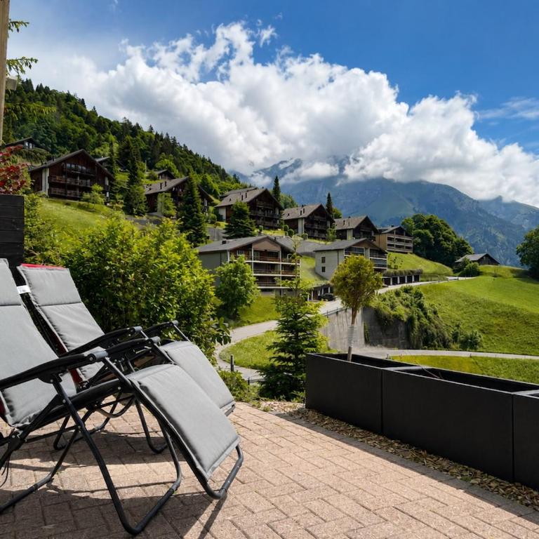 Moderne Wohnung mit sonniger Terrasse, Blick auf die Berge und das Engelbergertal - Apartment mit 1 Schlafzimmer - 5