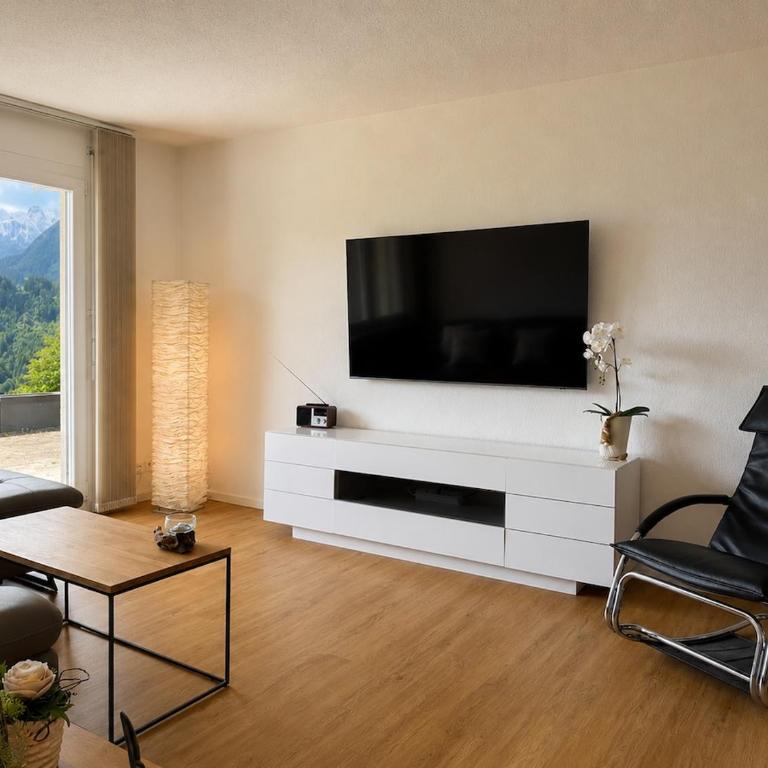 Moderne Wohnung mit sonniger Terrasse, Blick auf die Berge und das Engelbergertal - Apartment mit 1 Schlafzimmer - 11