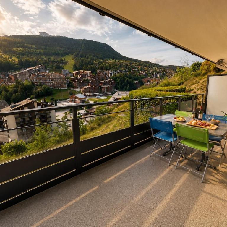 Nid d'Aigle ensoleillé - Vue Alpes - Près Pistes - Appartement 1 Chambre avec Balcon et Vue sur les Montagnes - 6