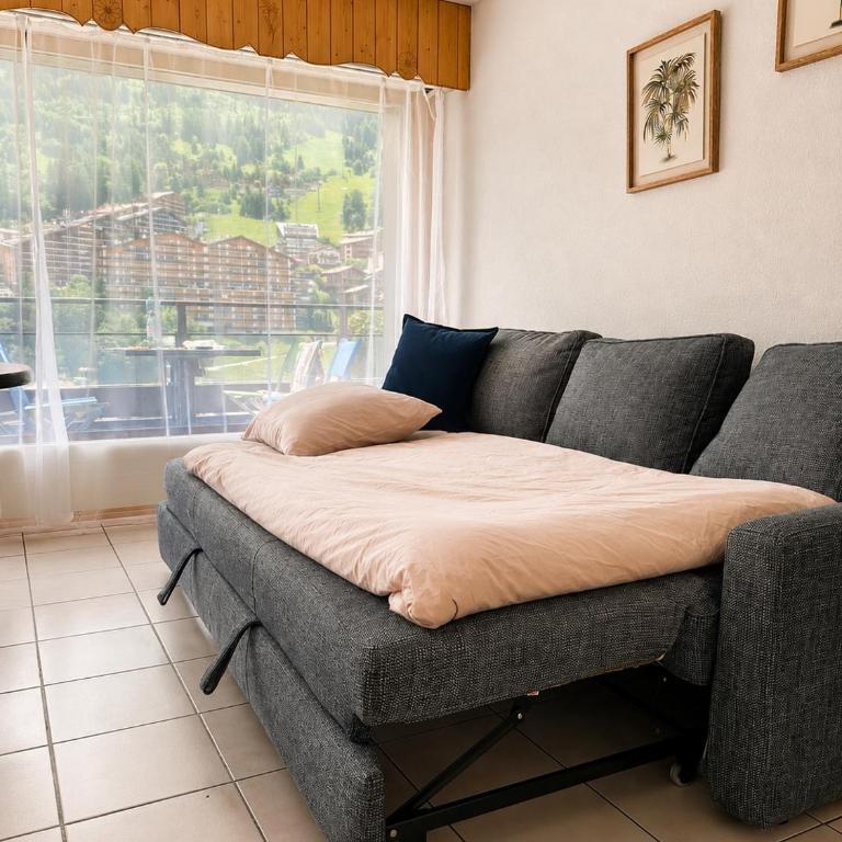 Nid d'Aigle ensoleillé - Vue Alpes - Près Pistes - Appartement 1 Chambre avec Balcon et Vue sur les Montagnes - 8