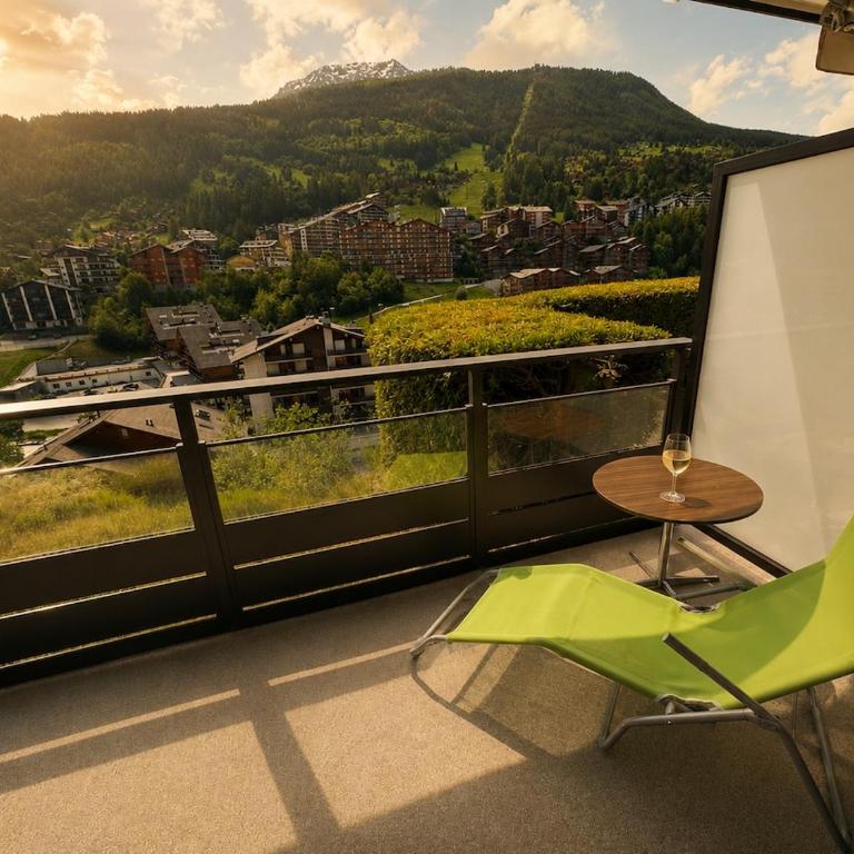 Nid d'Aigle ensoleillé - Vue Alpes - Près Pistes - Appartement 1 Chambre avec Balcon et Vue sur les Montagnes - 15