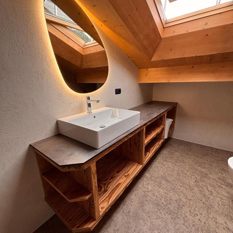 Appartamento Cirmolo Chalet Cambra - Appartamento con 1 Camera da Letto e Vista Giardino - 11