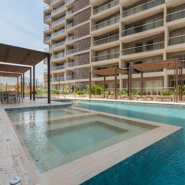 U-GO Terraz Santa Marta | Beach, Pool and Coworking - Apartment with Balcony - 13