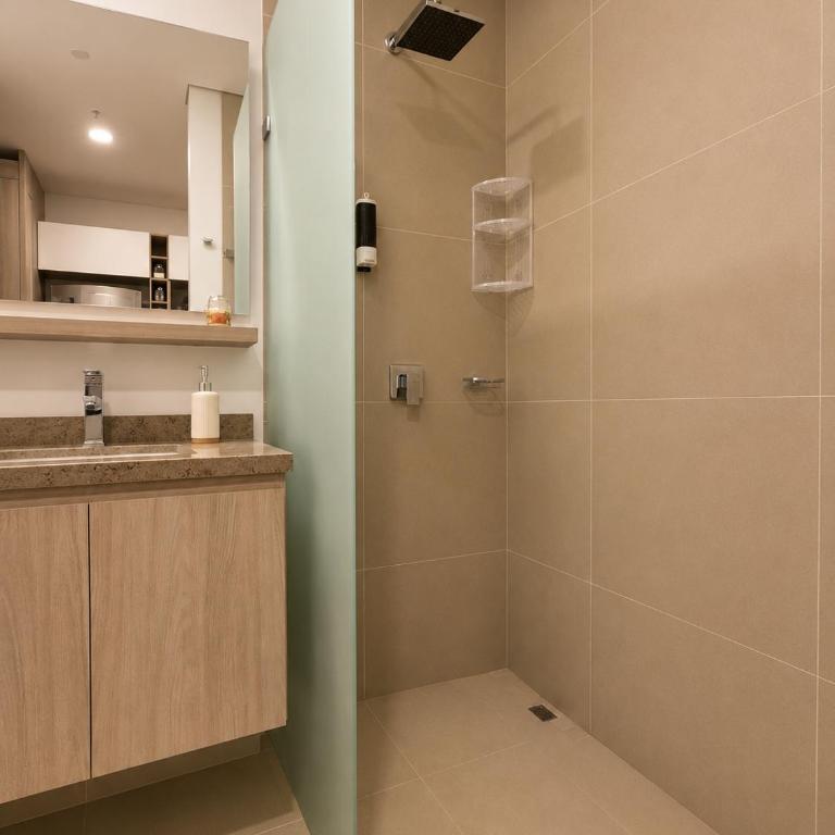 Modern studio with balcony, pool & coworking space - Apartamento de 1 dormitorio - 33