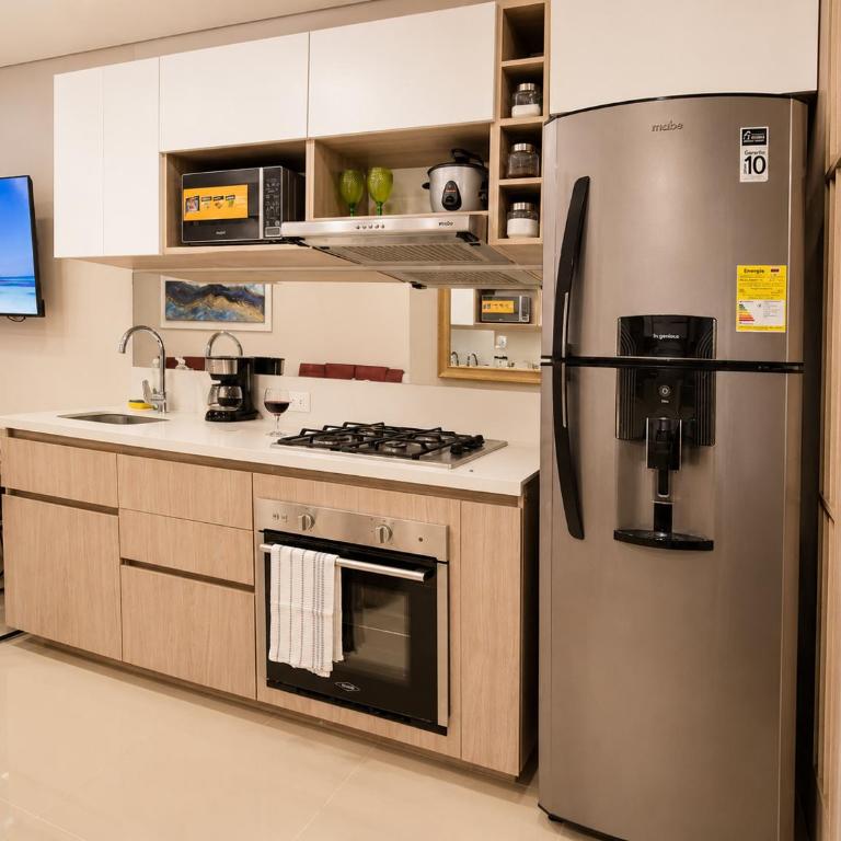 Modern studio with balcony, pool & coworking space - Apartamento de 1 dormitorio - 29