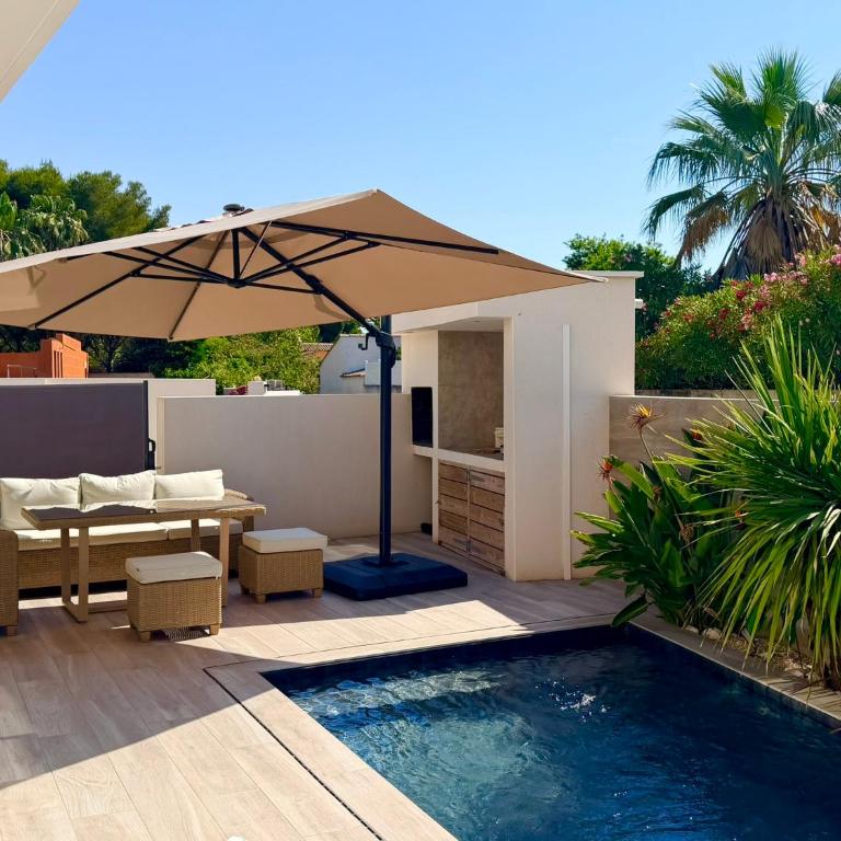 Villa climatisée avec piscine privée et 3 suites parentales Plage à 10 min à pied - Villa con 3 Camere da Letto - 2