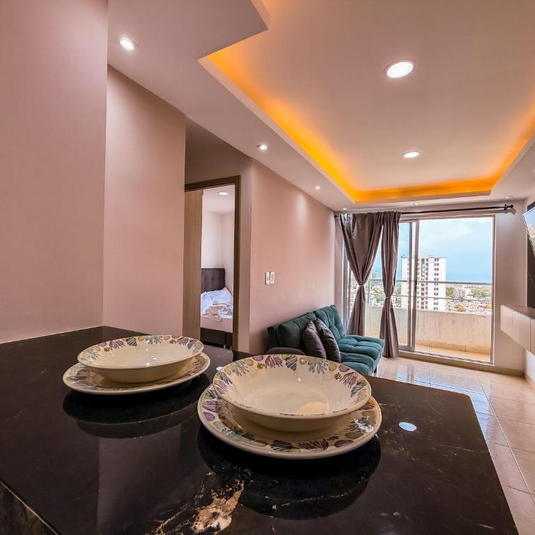 Edif, Balcon, 2 hab, Piscina, Rooftop, 5 min Aeropuerto - Two-Bedroom Apartment - 2