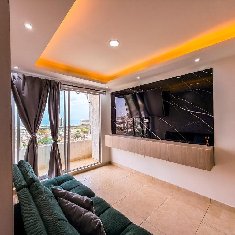 Edif, Balcon, 2 hab, Piscina, Rooftop, 5 min Aeropuerto - Two-Bedroom Apartment - 5