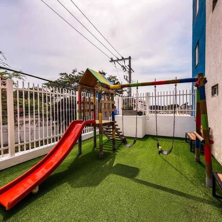 Edif, Balcon, 2 hab, Piscina, Rooftop, 5 min Aeropuerto - Two-Bedroom Apartment - 28