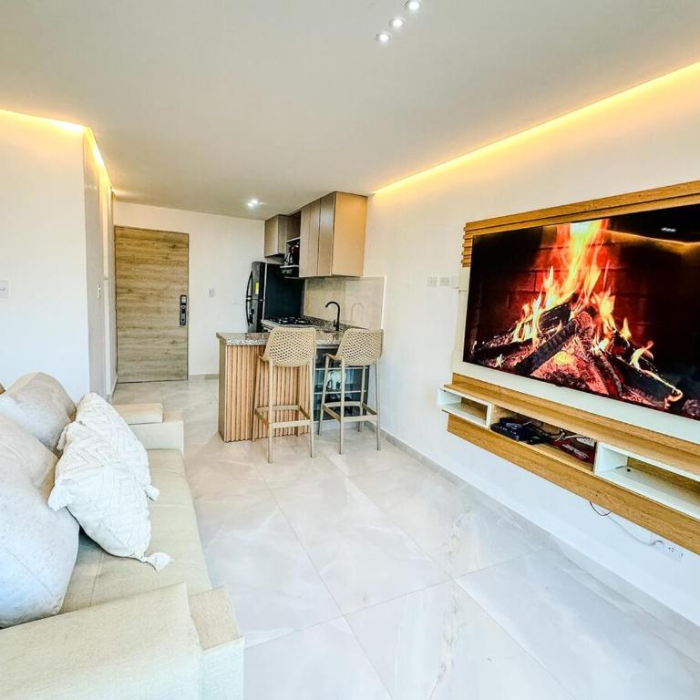 Apartamento cerca de la playa - Three-Bedroom Apartment - 16
