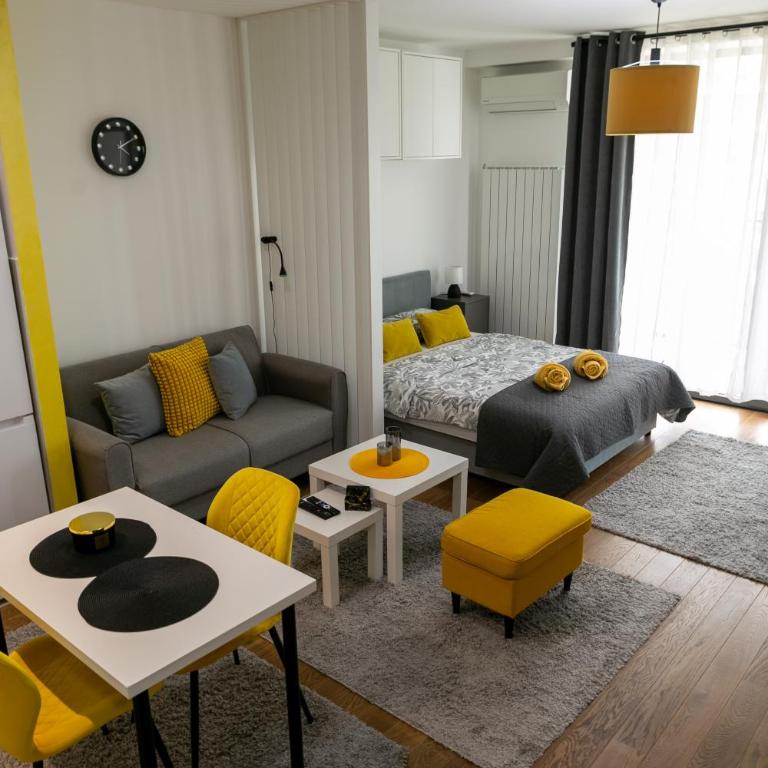 The Golden Sixth, Garden View Niš, Planet Residence Free Parking - Apartman sa 1 Spavaćom Sobom - 8