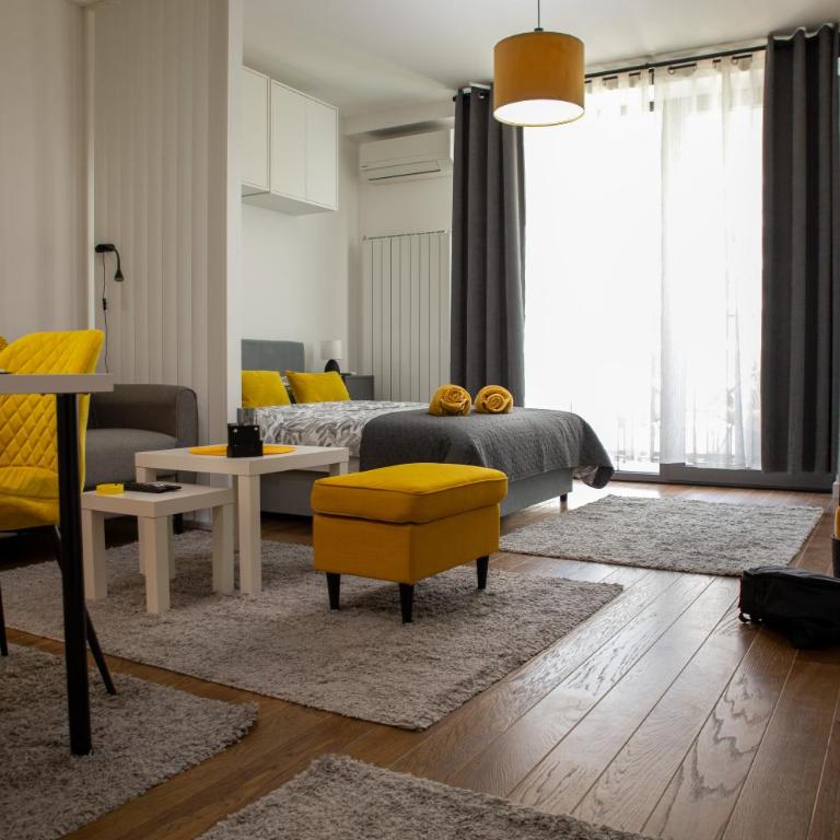 The Golden Sixth, Garden View Niš, Planet Residence Free Parking - Apartman sa 1 Spavaćom Sobom - 48