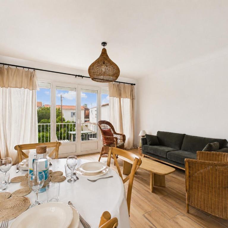 Plage à pied, appart pour 2 adultes 2 enfants - Appartamento - 8