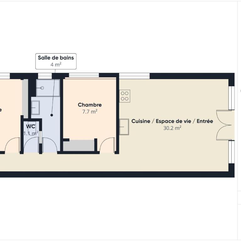 Plage à pied, appart pour 2 adultes 2 enfants - Appartamento - 20