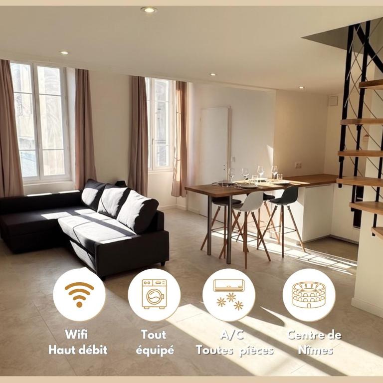 Spacious renovated apartment in the heart of Nîmes - Appartamento - 10