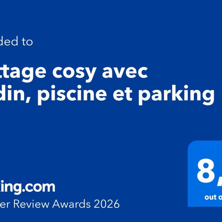 Cottage cosy avec jardin, piscine et parking - Casa de 2 dormitorios - 33