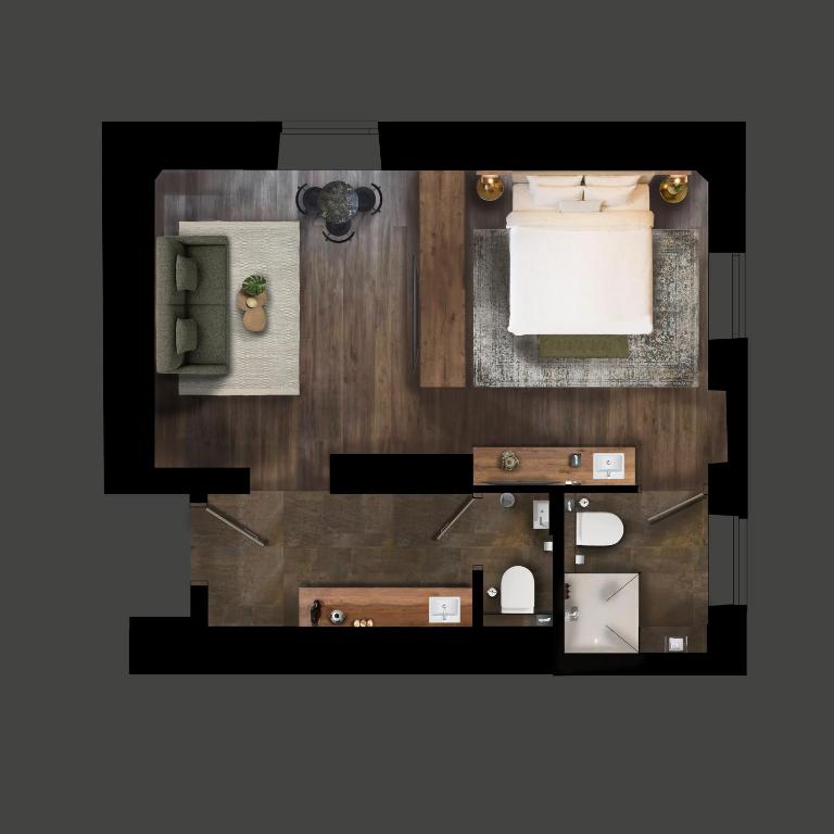 master Linzergasse - Zimmer mit 1 Schlafzimmer mit offenem Schnitt - 9