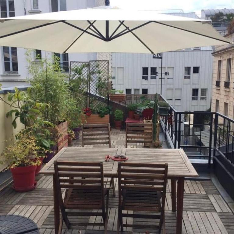 Paris, calme et superbe appartement avec terrasse - Appartement 3 Chambres - 13
