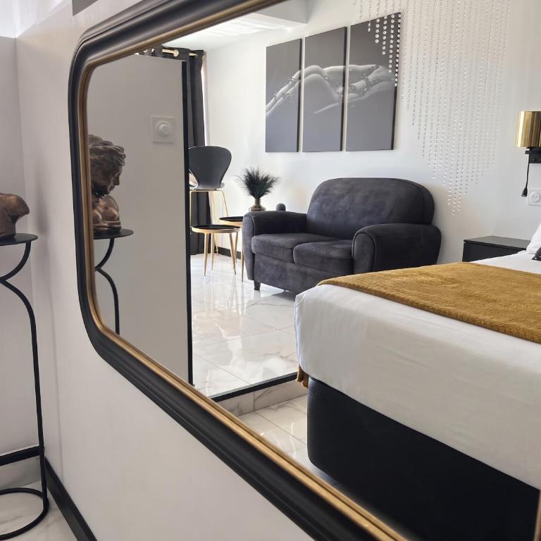 Cap d'Agde Village Naturiste - Studio Chic & Terrasse "Le Boudoir Heliopolis" - Apartamento de 1 dormitorio - 8